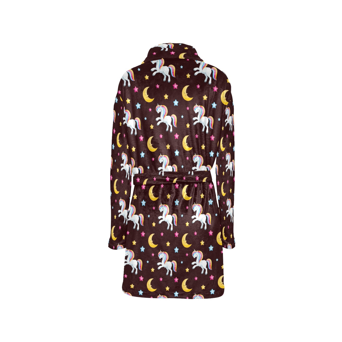 Unicorn Moon Star Women's Fleece Robe