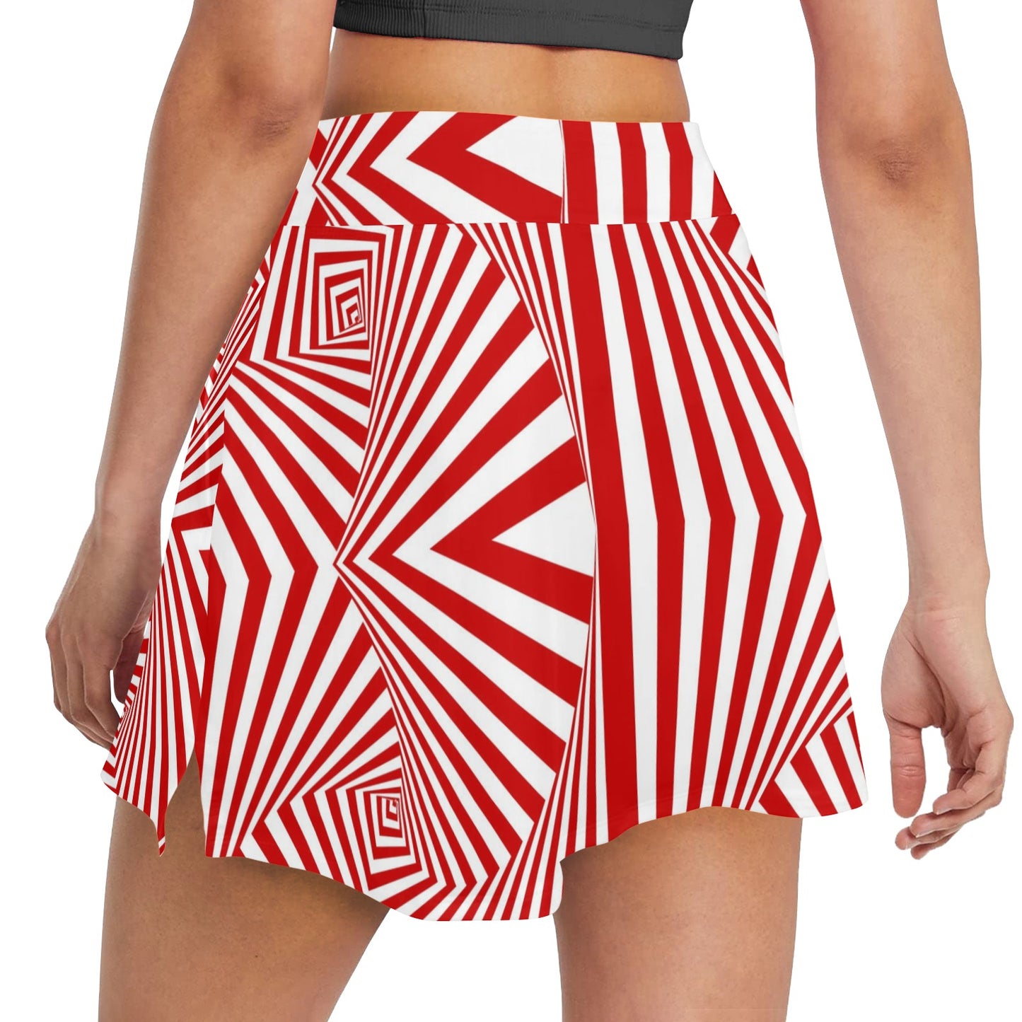 Vortex Print Design LKS304 17" Golf & Pickleball Skort with Pockets