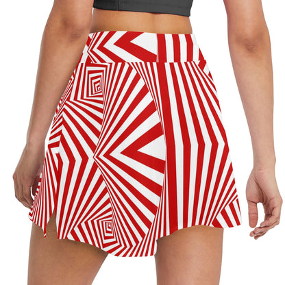 Vortex Print Design LKS304 17" Golf & Pickleball Skort with Pockets