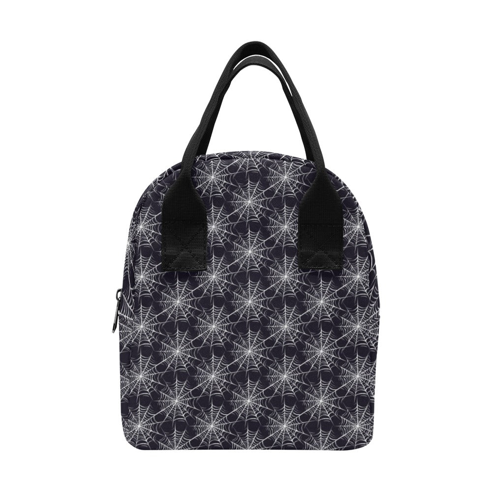 Spider Web Print Design LKS303 Insulated Lunch Bag