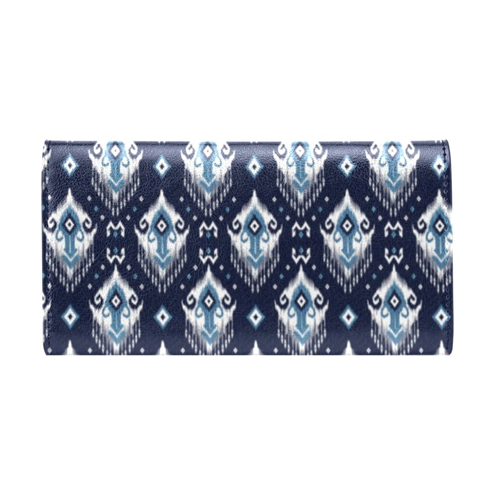 Ethnic Ornament Print Pattern Women's Trifold Wallet