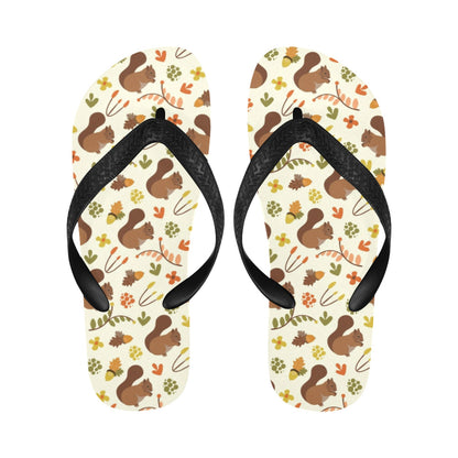 Squirrel Print Design LKS3010 Flip Flops