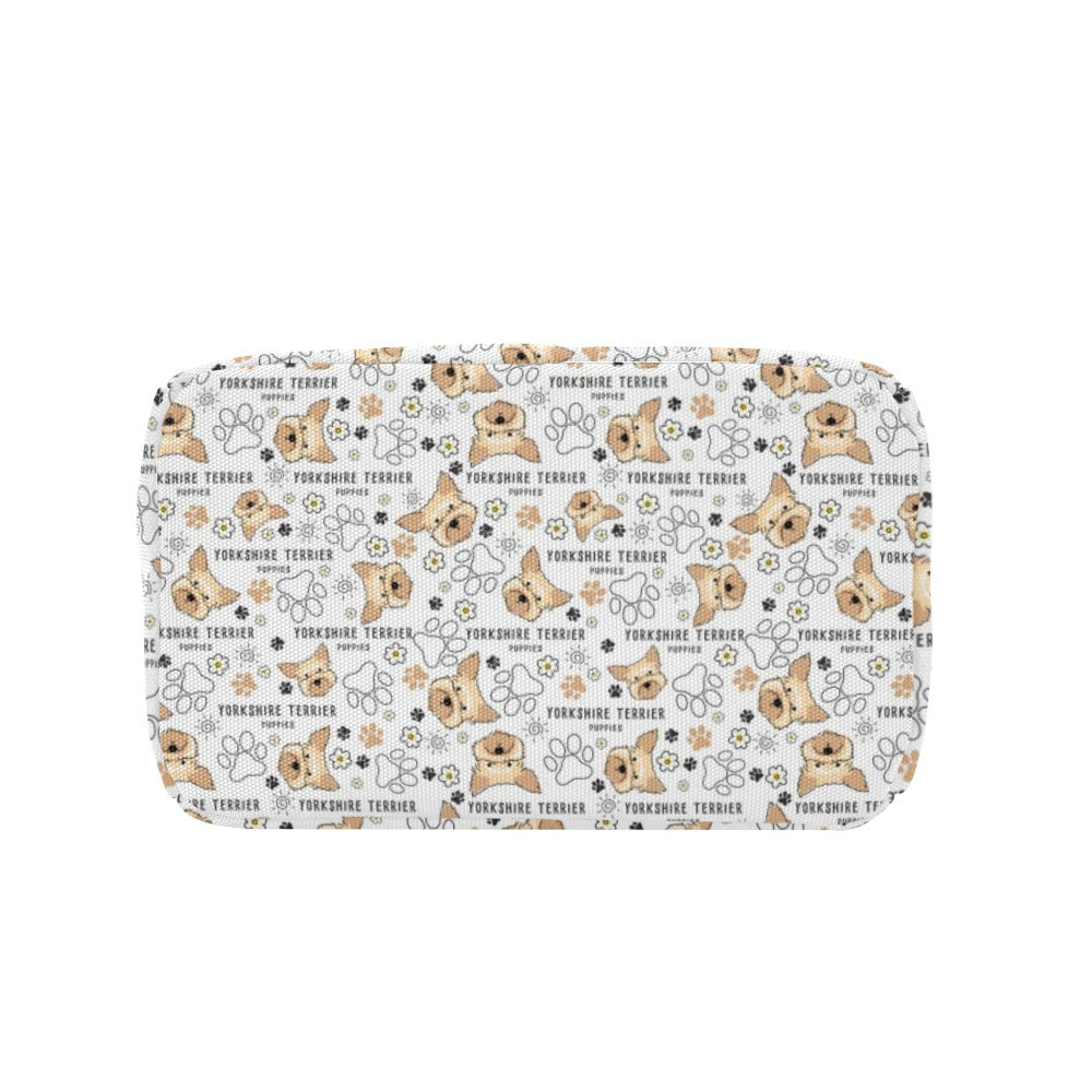 Yorkshire Terriers Print Design LKS308 Insulated Lunch Bag
