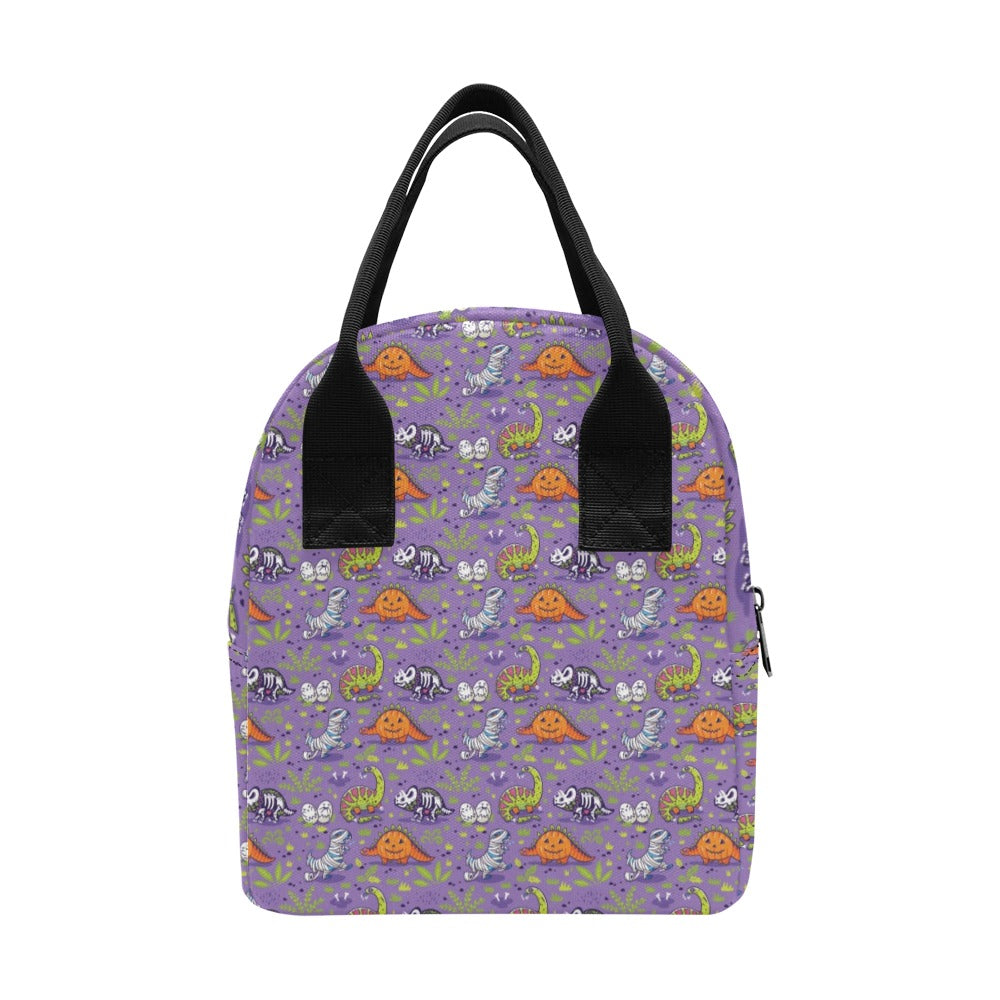 Zombie Dinosaur Print Design LKS302 Insulated Lunch Bag