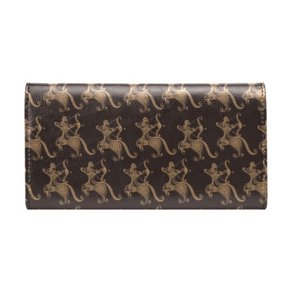 Sagittarius Print Design LKS301 Women's Trifold Wallet