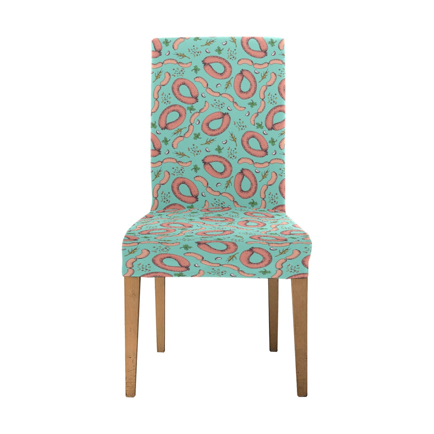 Sausage Print Design LKS303 Dining Chair Slipcover