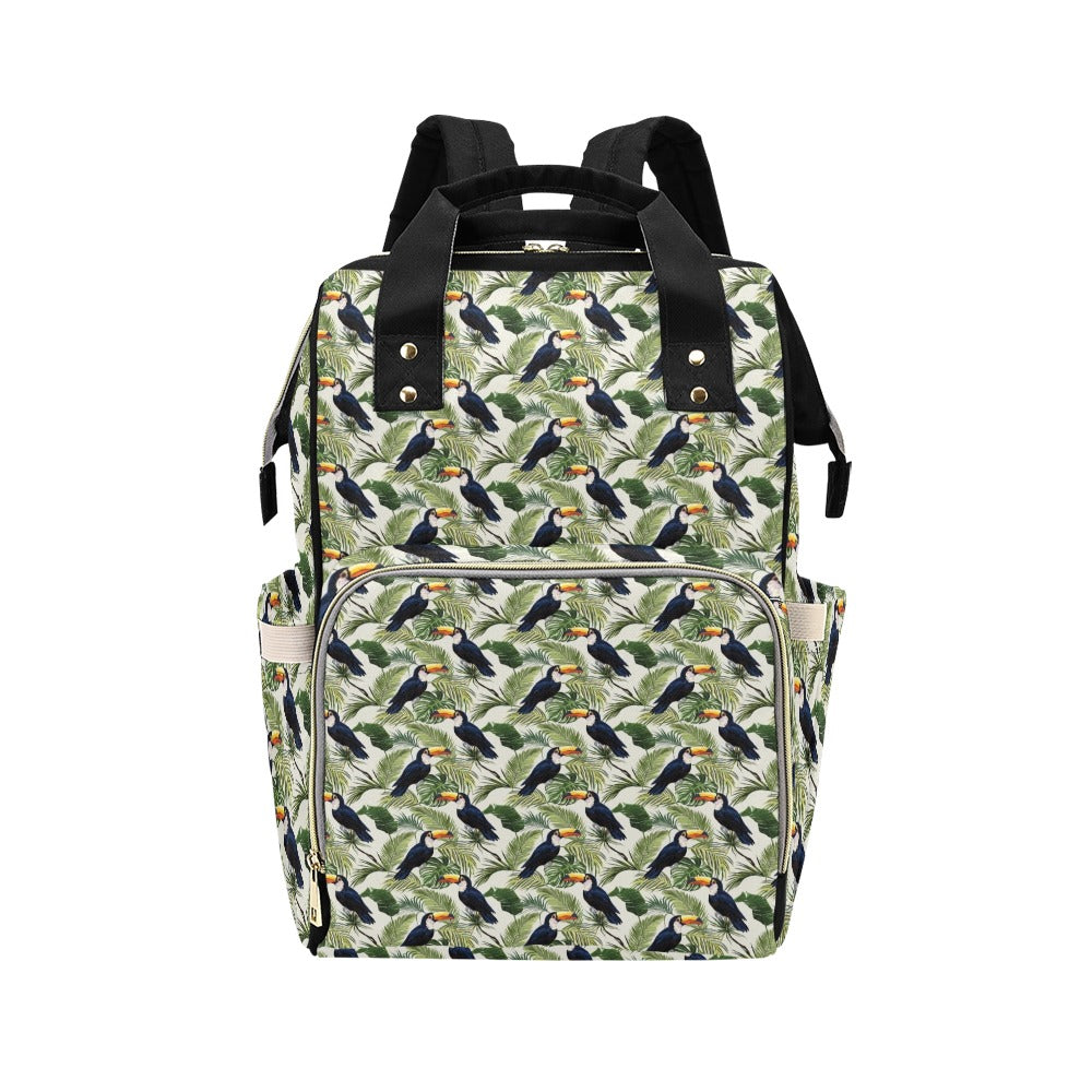 Toucan Print Design LKS308 Diaper Bag Backpack