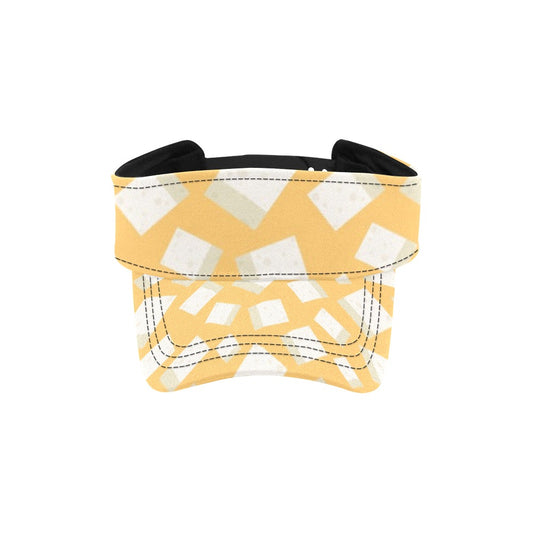 Tofu Print Design LKS302 Unisex Sun Visor