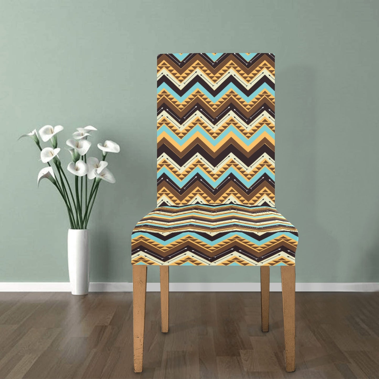 Southwest Pattern Print Design LKS301 Dining Chair Slipcover