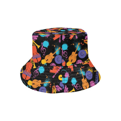 Saxophone Print Design LKS406 Unisex Bucket Hat
