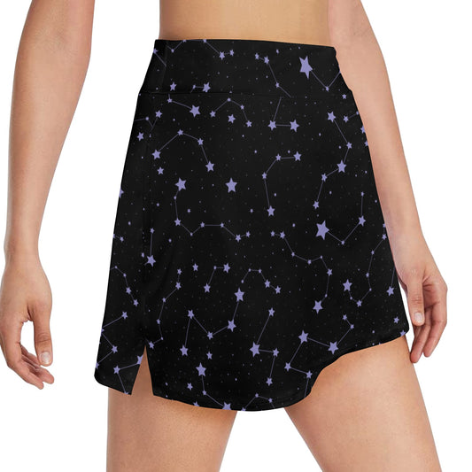 Star Print Design LKS303 17" Golf & Pickleball Skort with Pockets