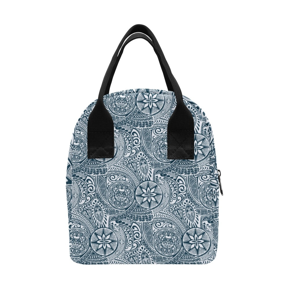 Samoan Pattern Print Design LKS306 Insulated Lunch Bag