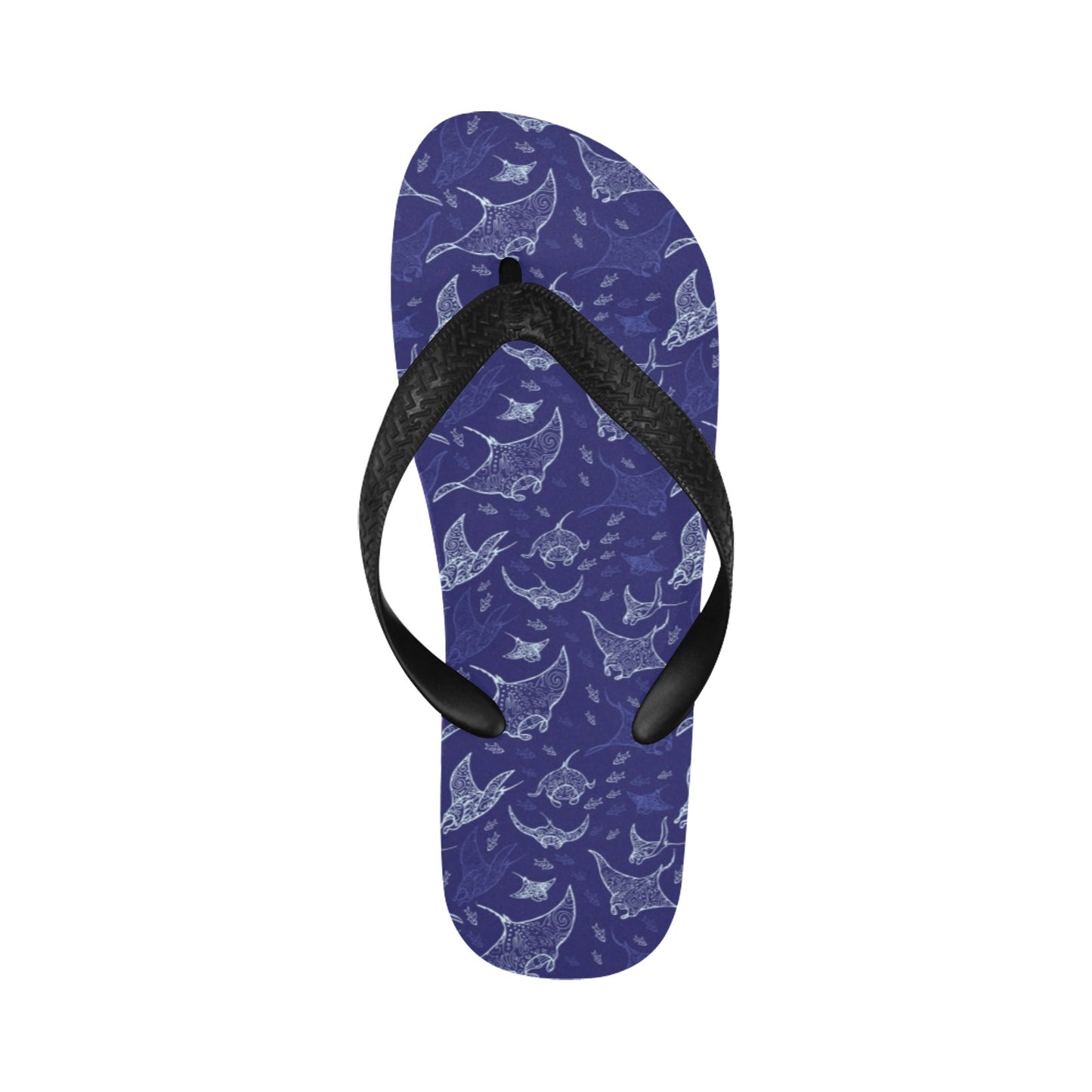 Manta Ray Print Design LKS401 Flip Flops