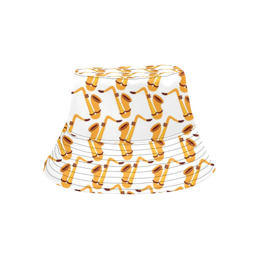 Saxophone Print Design LKS404 Unisex Bucket Hat