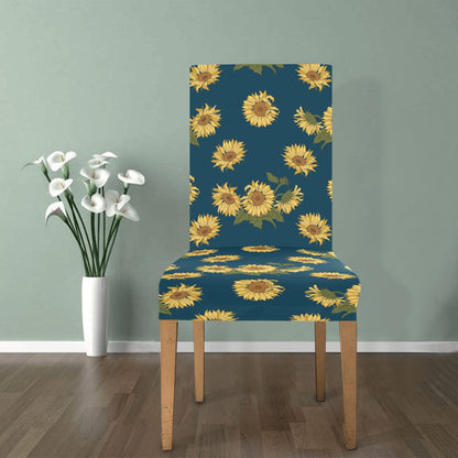 Sunflower Print Design LKS305 Dining Chair Slipcover