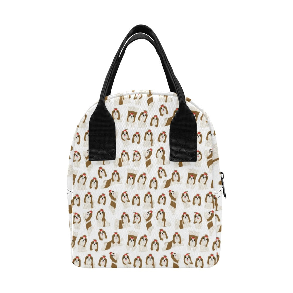 Shih Tzu Print Design LKS302 Insulated Lunch Bag
