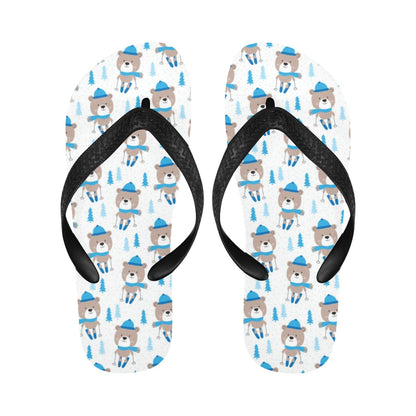 Ski Print Design LKS306 Flip Flops