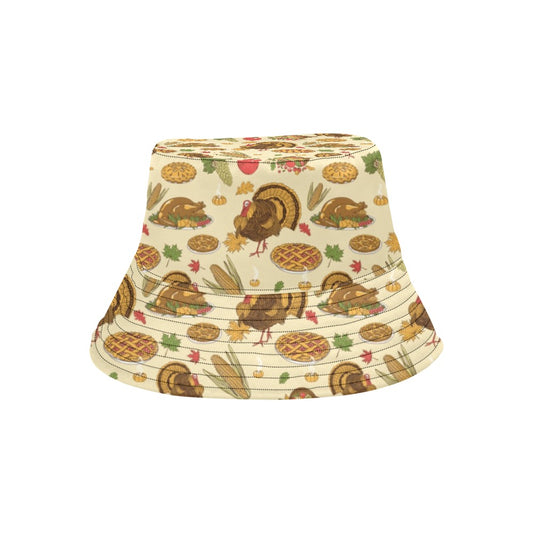 Thanksgiving Print Design LKS302 Unisex Bucket Hat