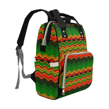 Serape Print Design LKS306 Diaper Bag Backpack