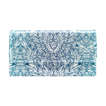 Angel Wings Boho Design Themed Print Women's Trifold Wallet