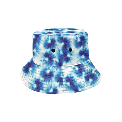 Tie Dye Blue Print Design LKS305 Unisex Bucket Hat
