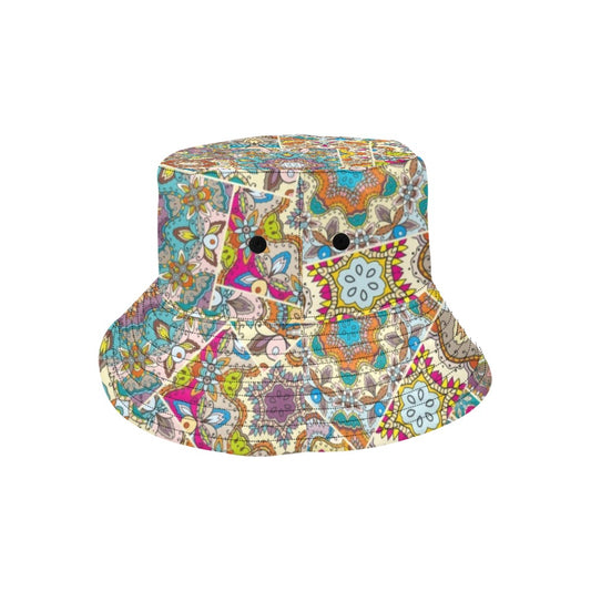 Patchwork Print Design LKS402 Unisex Bucket Hat