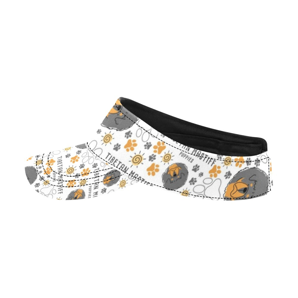Tibetan Mastiffs Print Design LKS302 Unisex Sun Visor