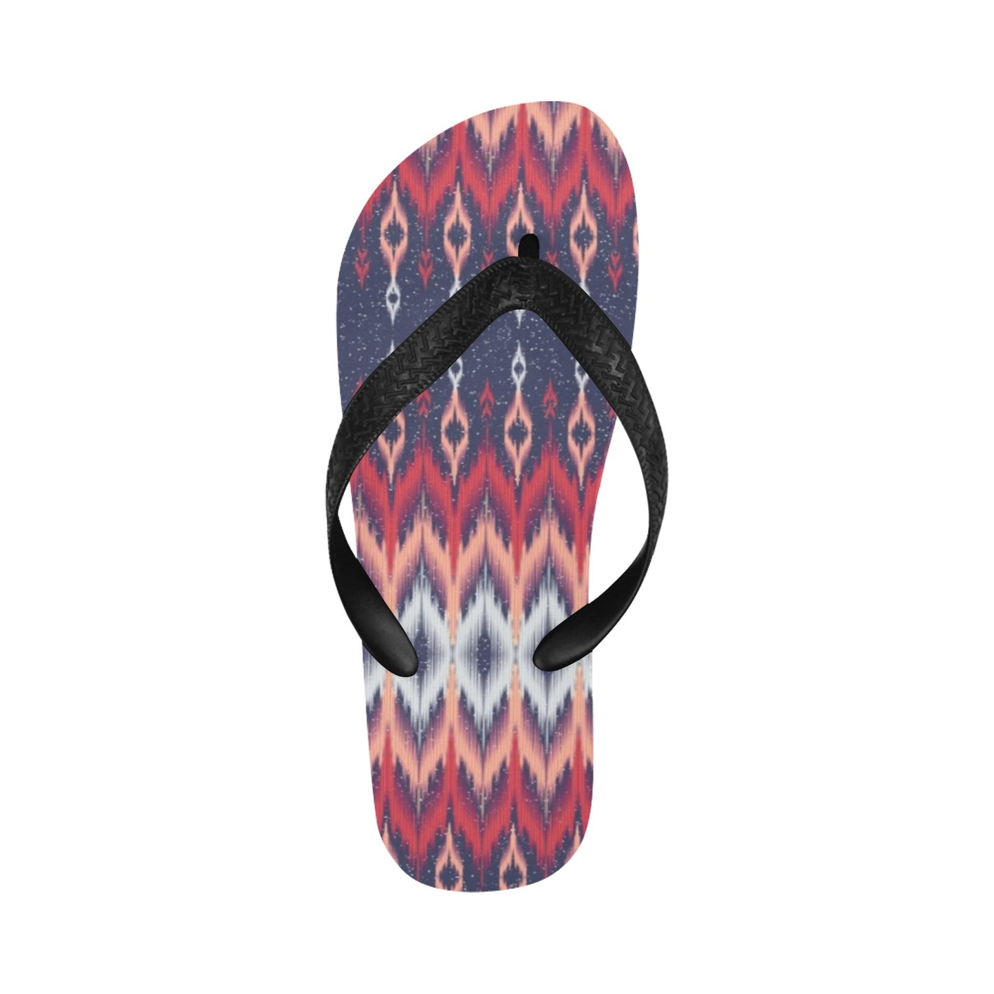 Ikat Print Design LKS401 Flip Flops