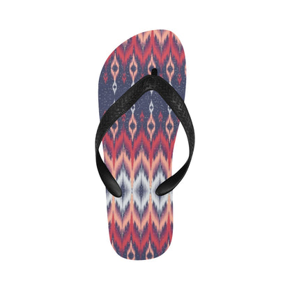 Ikat Print Design LKS401 Flip Flops