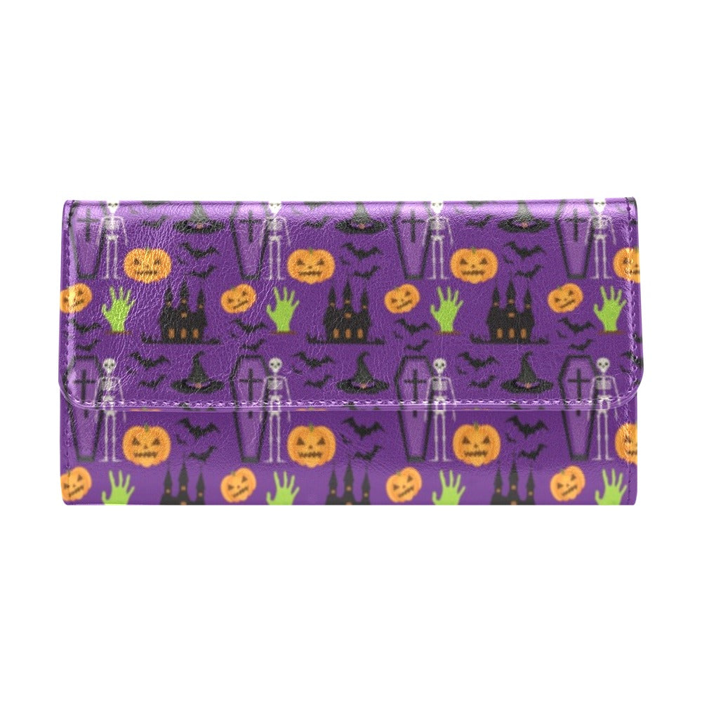 Halloween Print Design LKS403 Women's Trifold Wallet