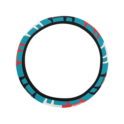 Piano Print Design LKS403 Steering Wheel Cover with Elastic Edge