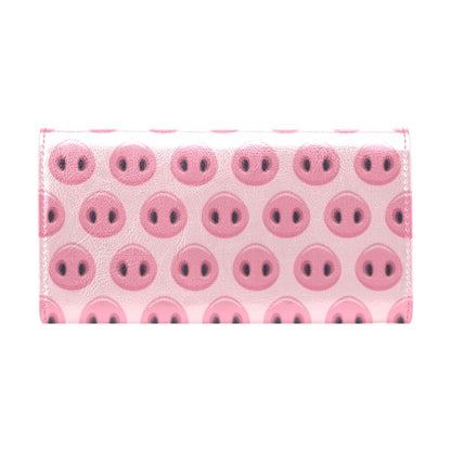 Pig Print Design LKS401 Women's Trifold Wallet