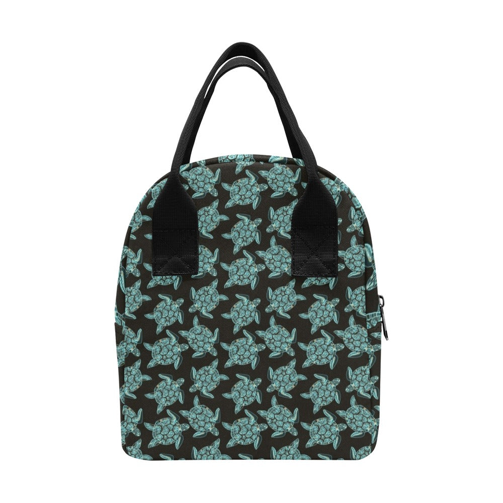 Sea Turtle Print Design LKS302 Insulated Lunch Bag