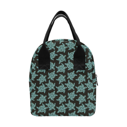 Sea Turtle Print Design LKS302 Insulated Lunch Bag