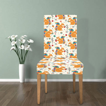 Squirrel Print Design LKS304 Dining Chair Slipcover