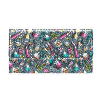 Science Print Design LKS304 Women's Trifold Wallet