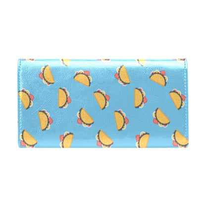 Taco Print Design LKS301 Women's Trifold Wallet
