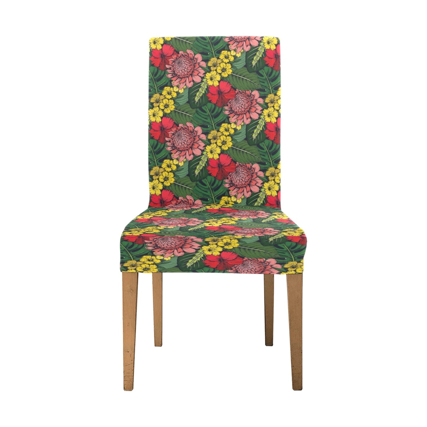 Summer Floral Print Design LKS305 Dining Chair Slipcover
