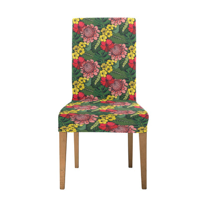 Summer Floral Print Design LKS305 Dining Chair Slipcover