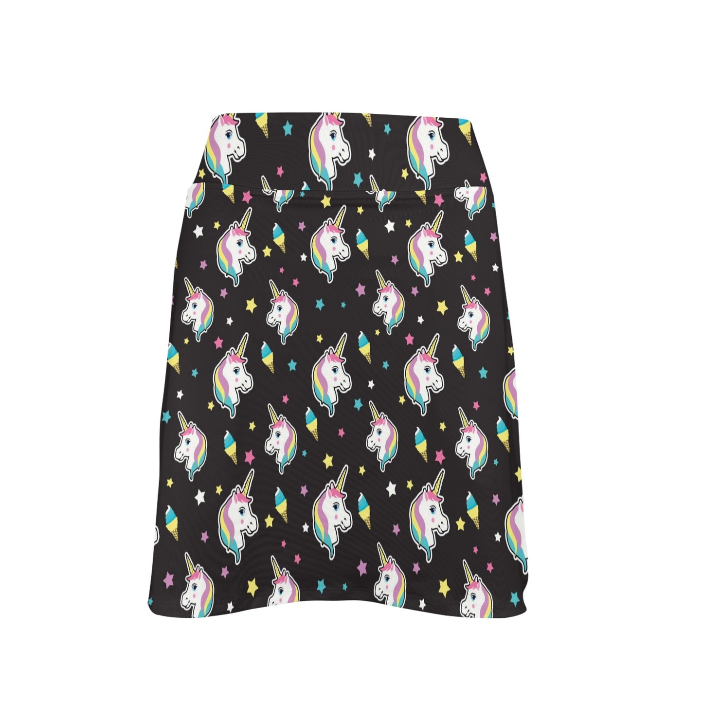 Unicorn Print Design LKS302 17" Golf & Pickleball Skort with Pockets