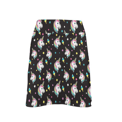 Unicorn Print Design LKS302 17" Golf & Pickleball Skort with Pockets