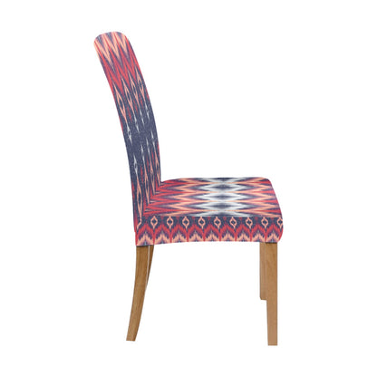 Ikat Print Design LKS401 Dining Chair Slipcover
