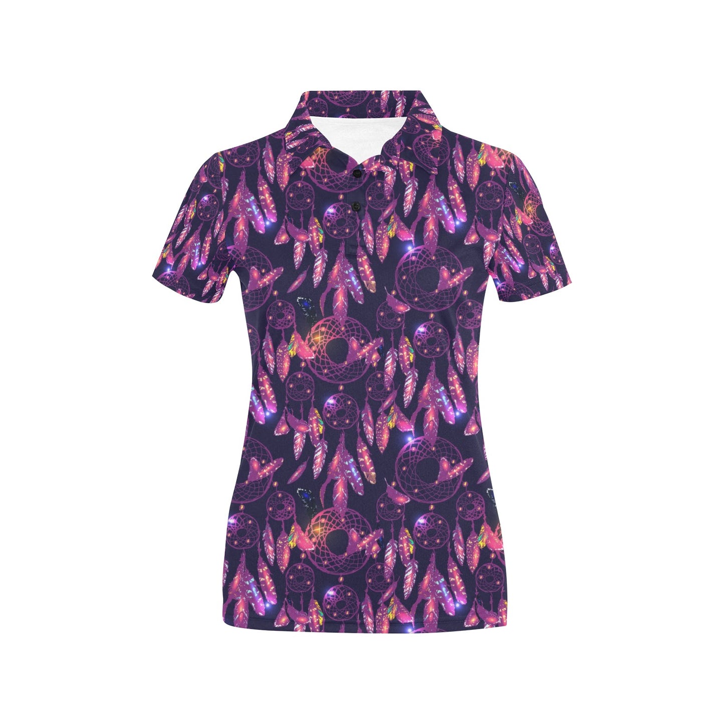 Dream catcher neon Women's Polo Shirt