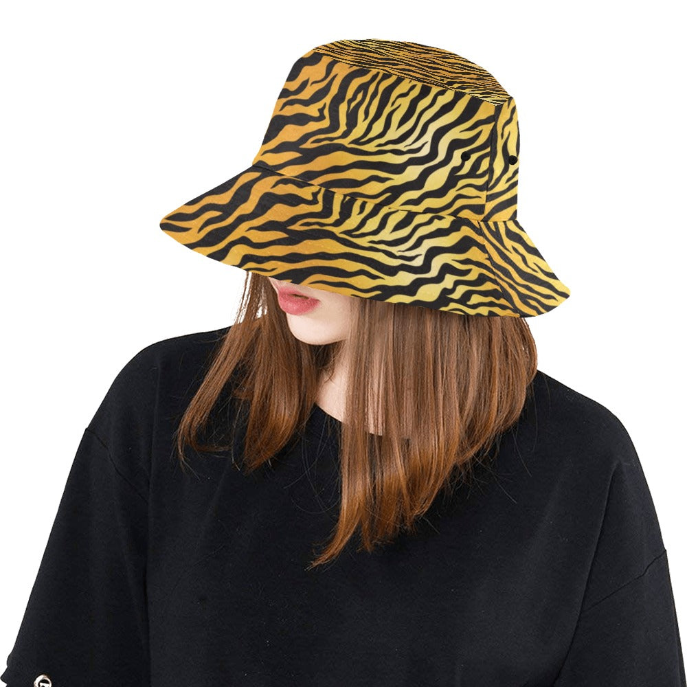 Tiger Print Design LKS302 Unisex Bucket Hat