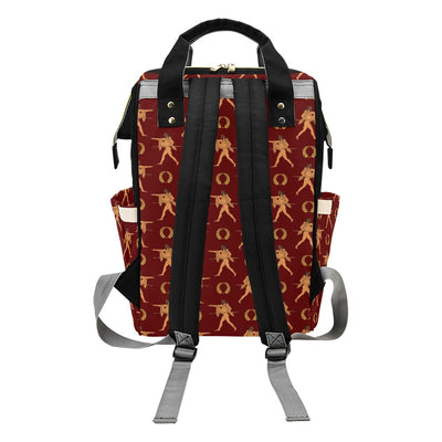 Ancient Greek Print Design LKS307 Diaper Bag Backpack