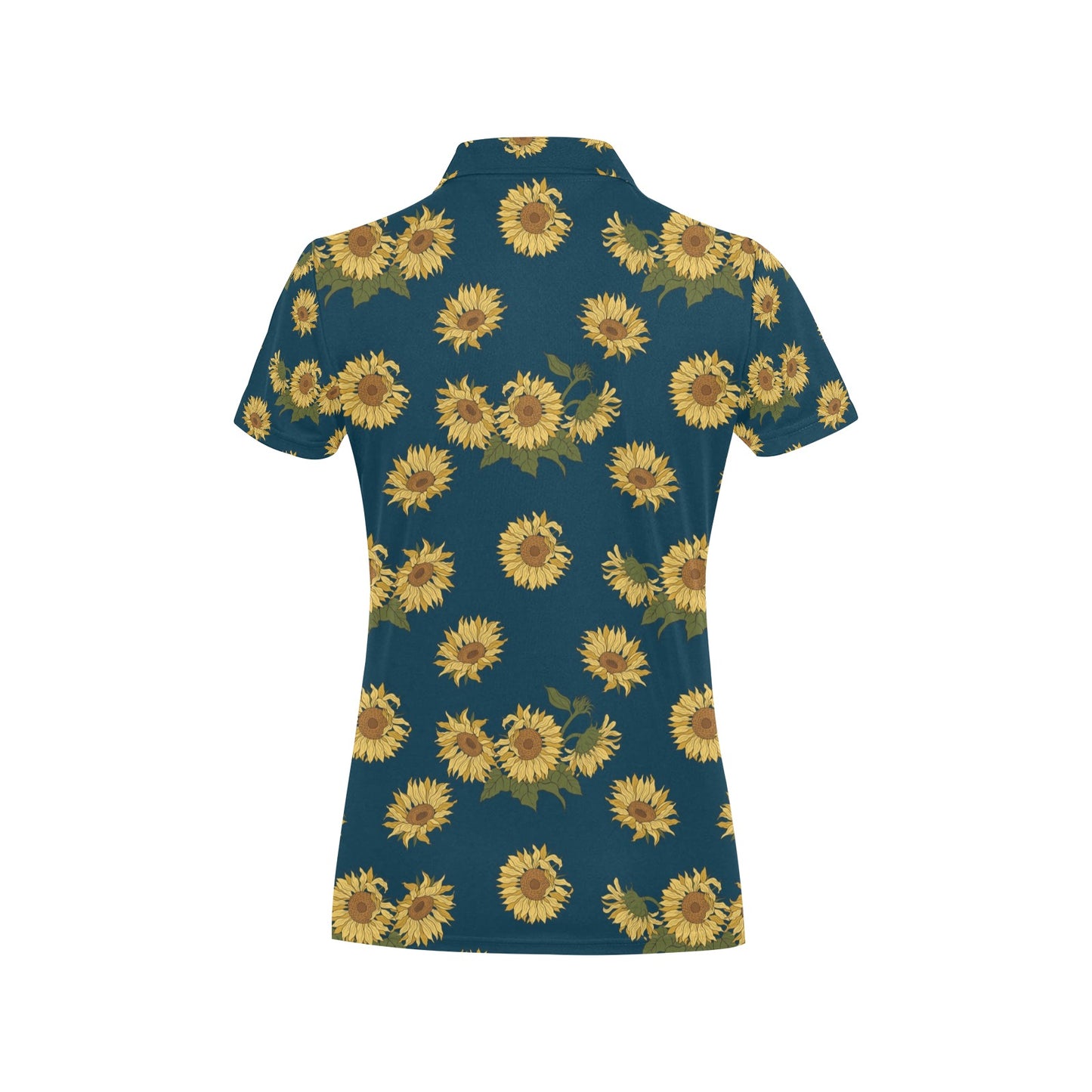 Sunflower Print Design LKS305 Women's Polo Shirt