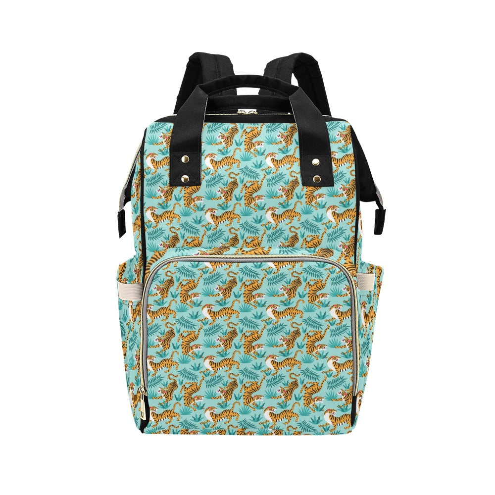 Tiger Print Design LKS304 Diaper Bag Backpack