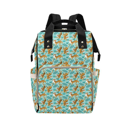 Tiger Print Design LKS304 Diaper Bag Backpack