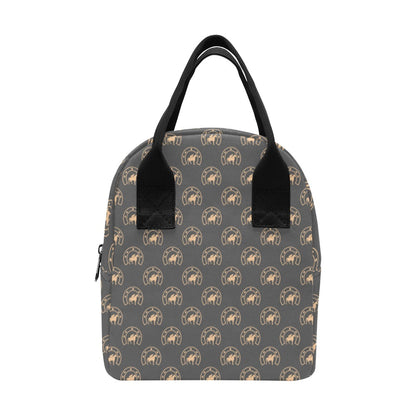 Horseshoe Print Design LKS306 Insulated Lunch Bag