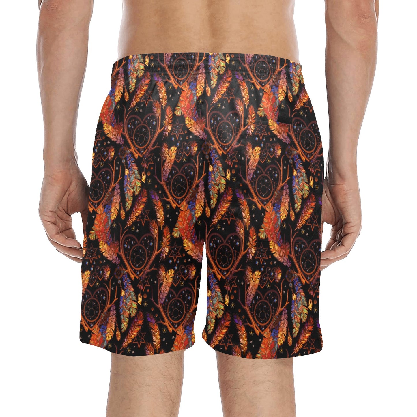 Dream Catcher Native American Design Men's Swim Trunks Beach Shorts